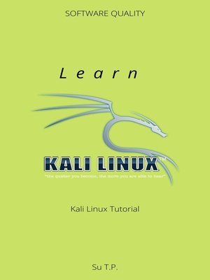 cover image of Learn Kali Linux